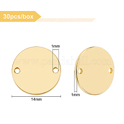 Гладкие латунные звенья&nbsp;KK-BC0001-51G