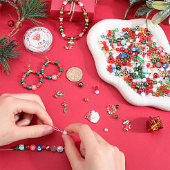 Weihnachts-DIY-Armreif-Schmuckherstellungsset&nbsp;DIY-SC0026-16