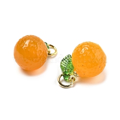 Подвески из натурального окрашенного агата оранжевого цвета G-U025-07G