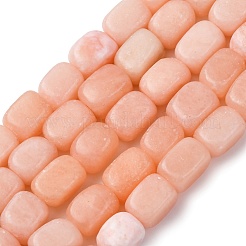 Нити бусин из натурального красного нефрита&nbsp;G-D098-D08