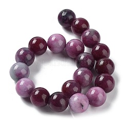 Окрашенные природные малайзии нефрита бисер нитей&nbsp;G-G021-01C-08