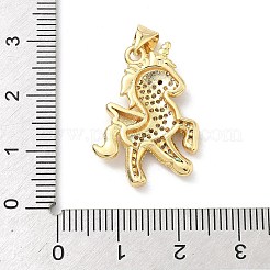 Латунные микро проложить кубического циркония подвески&nbsp;KK-H537-02G