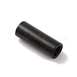 304ステンレススチール製マグネット留め具  コラム  ガンメタ色  16x6mm  穴：4mm&nbsp;X-STAS-K006-07D
