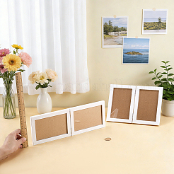 Soporte plegable para fotos de MDF (2 unidad&nbsp;AJEW-FG0005-82B