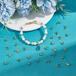 500 шт. латунные наконечники для бусин KK-UN0002-99