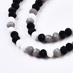 Непрозрачное стекло бисер нитей GLAA-T006-15