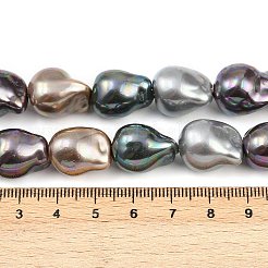 Гальванические стеклянные бусины&nbsp;GLAA-H039-07H