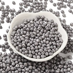 6/0 perles de rocaille en verre avec peinture à cuisson opaque&nbsp;SEED-M012-02A-17