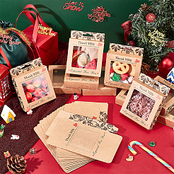 24 шт. коробки из крафт-бумаги CON-PH0002-71