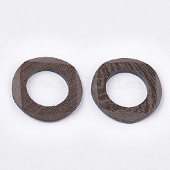 Anneaux de liaison en bois de wengé&nbsp;WOOD-S053-26