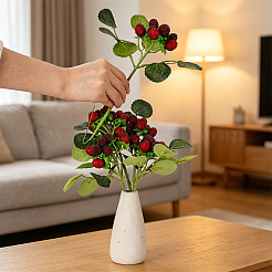 5 Stück Kunststoff-Simulationsfrucht&nbsp;DJEW-PH0001-88