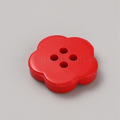 Bottoni in plastica verniciati a spruzzo&nbsp;FIND-WH0152-394A-04