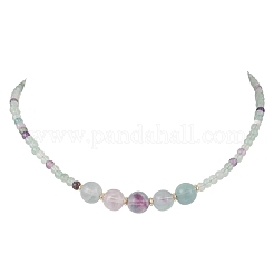 Круглые натуральные флюоритовые бусы разного размера&nbsp;NJEW-JN05952-01