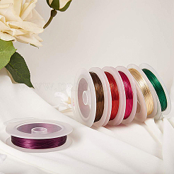 Круглая медная проволока для изготовления ювелирных изделий CWIR-BC0001-0.3mm-03F