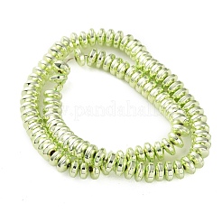 Гальванические нити из синтетических немагнитных гематитовых бусин G-C248-A01-5x8mm-01