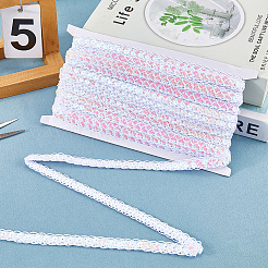 Металлизированная кружевная отделка&nbsp;OCOR-WH20020-24B