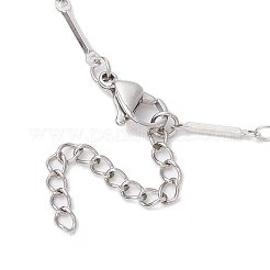 Ожерелья из кубической цепочки из нержавеющей стали 304 для женщин и мужчин NJEW-JN05196-02