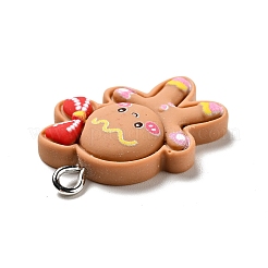 Рождественские подвески из непрозрачной смолы RESI-G043-B09