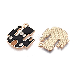 Подвески из сплава хэллоуина с эмалью ENAM-T020-71