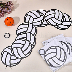 8 x Papierbanner zur Dekoration von Sportpartys&nbsp;AJEW-CN0007-14A