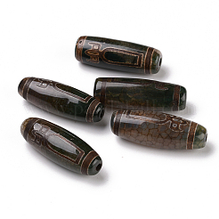 Тибетского стиля бусы дзи&nbsp;LS-TDZI-E004-02