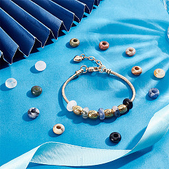 36 шт. 12 стиля натуральных драгоценных камней европейские бусины SPDL-AR0001-02