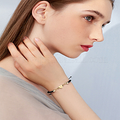 1 bracelet réglable en cordon de nylon pour femmes et hommes&nbsp;BJEW-LP0001-30Q