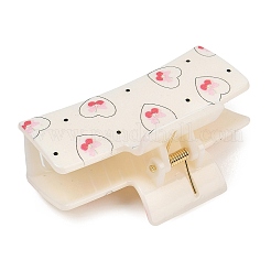 Pinzas para el cabello de plástico con estampado de garra&nbsp;PHAR-K007-03B