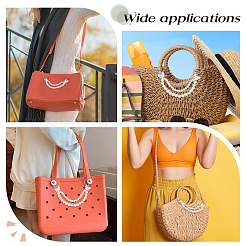 2 шт. АБС-пластиковые подвесные украшения в виде жемчужин DIY-BBC0002-26