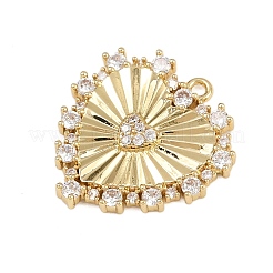 Латунные микро проложить кубического циркония подвески KK-I352-26G-01