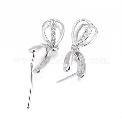 Антикоррозийное родиевое покрытие 925 серебряная подвеска STER-L058-016P