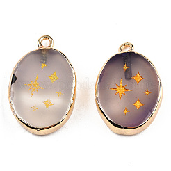 Природные подвески агат&nbsp;G-N326-155E