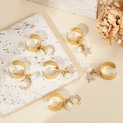 Кольца-манжеты из нержавеющей стали 304 RJEW-UN00024