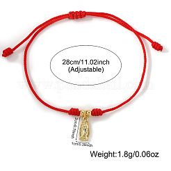 Armbänder mit Marienanhänger aus Edelstahl 304&nbsp;LS-WH3603