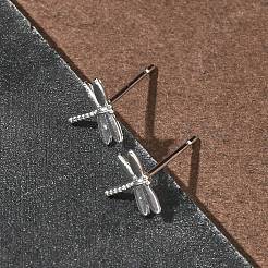 Латунные серьги-гвоздики для женщин&nbsp;EJEW-F403-06P