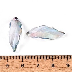 Подвески из прозрачного стекла с росписью для запекания DGLA-N014-02E