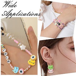 36 шт. 9-цветные бусины из сплава с напылением&nbsp;FIND-CJ0003-30