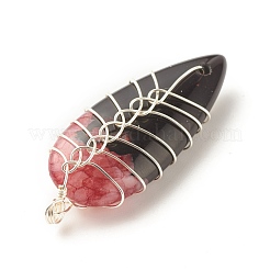 Подвески из натурального бразильского агата&nbsp;PALLOY-JF01524-01