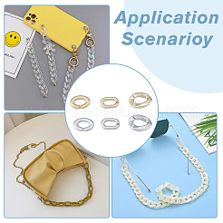 480 шт. 6 стильных пластиковых соединительных кольца ccb CCB-HY0001-06