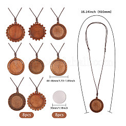 Наборы для изготовления подвесных украшений из дерева своими руками HJEW-CA00077