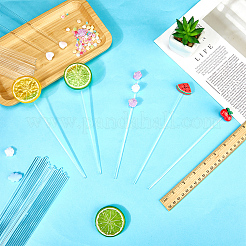 100шт акриловые стержни сплошные AJEW-SP0002-57A