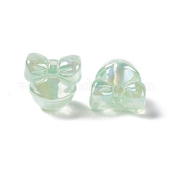 Placage uv perles acryliques irisées arc-en-ciel&nbsp;PACR-M003-07F