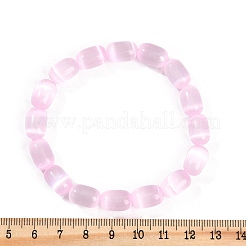 Stretch-Armbänder aus gefärbten natürlichen Selenitsäulenperlen für Frauen&nbsp;BJEW-I312-05E