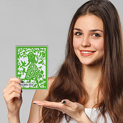 Углеродистая сталь разрезает трафареты DIY-WH0309-1740