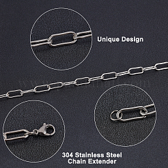 Цепочки из нержавеющей стали 304 со скрепками STAS-UN0012-44