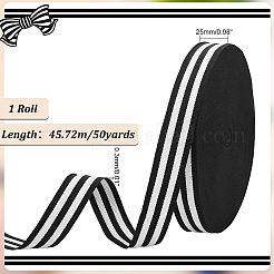 50 ярд ленты из полиэстера в полоску SRIB-WH0011-157C