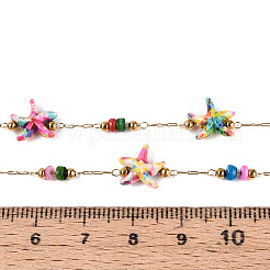 Цепи ручной работы из нержавеющей стали 316 в форме морской звезды CHS-N006-03F-G