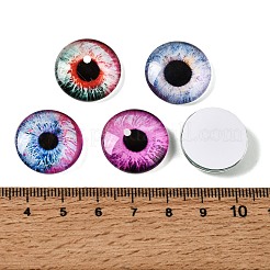 Cabochon in vetro trasparente stampato&nbsp;GL-CBAA22A-05