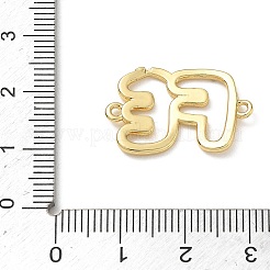 Hohle Messing-Verbindungsanhänger&nbsp;KK-CBAE532-01K-G