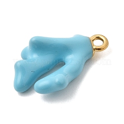 Подвески из нержавеющей стали 304 с эмалью&nbsp;STAS-P431-32G-02